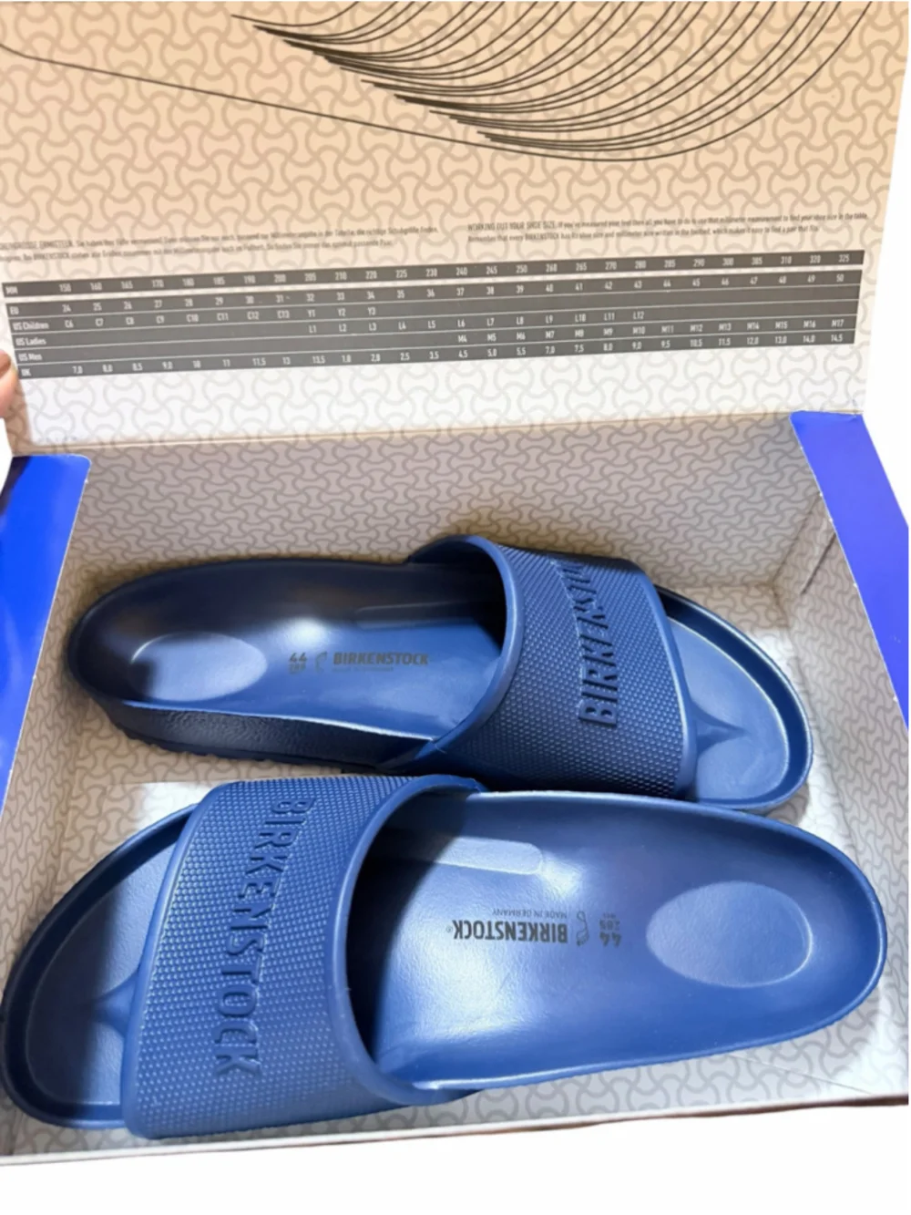 Men's Birkenstock Barbados EVA Sandals Blue Size 11